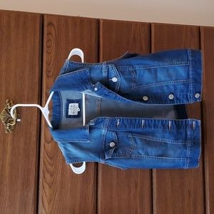 Wax Jean Denim Vest